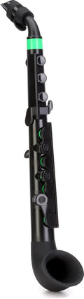 Nuvo jSax Black/Green - Lightweight, Waterproof Sax Alternative