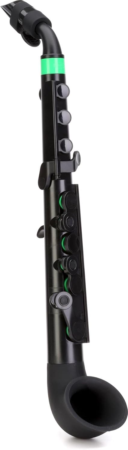 Nuvo jSax Black/Green - Perfect Saxophone Alternative for Kids