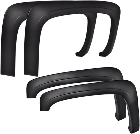 4pcs Fender Flares for Chevy Silverado 1500 & 2500HD/3500HD
