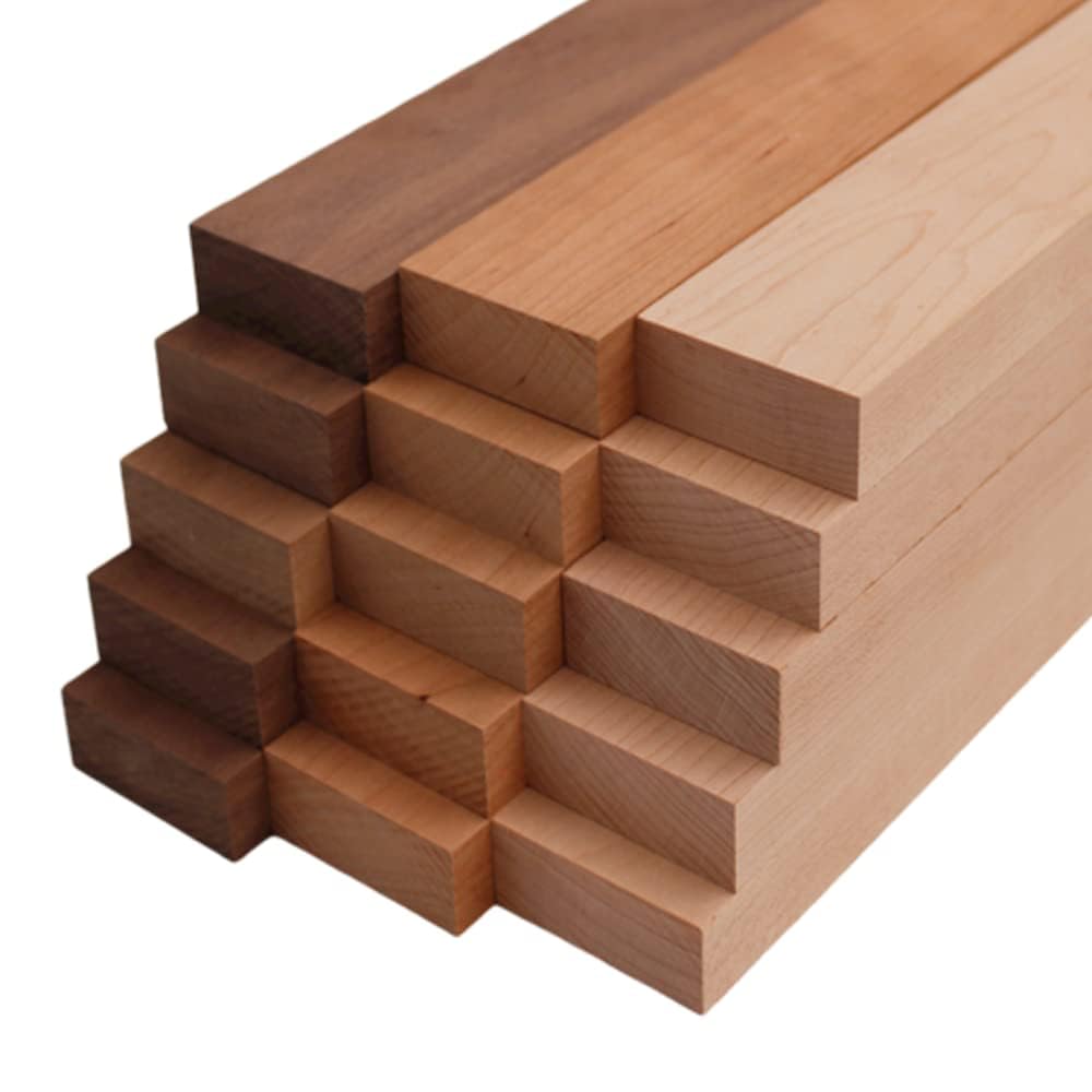 Exotic Wood Zone Variety Pack of Hardwood Boards for DIY Projects