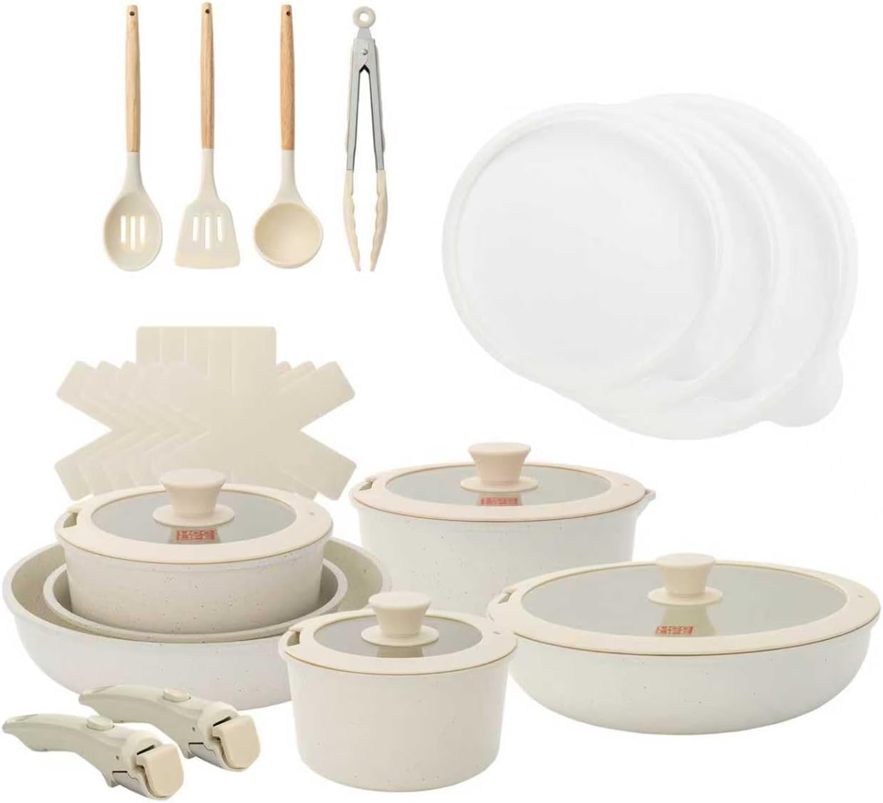UCClife 24-Piece Nonstick Cookware Set for Healthy Cooking