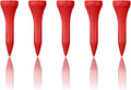 Zivisk Wooden Golf Tees Variety Pack - 100 Count, Multiple Lengths & Colors