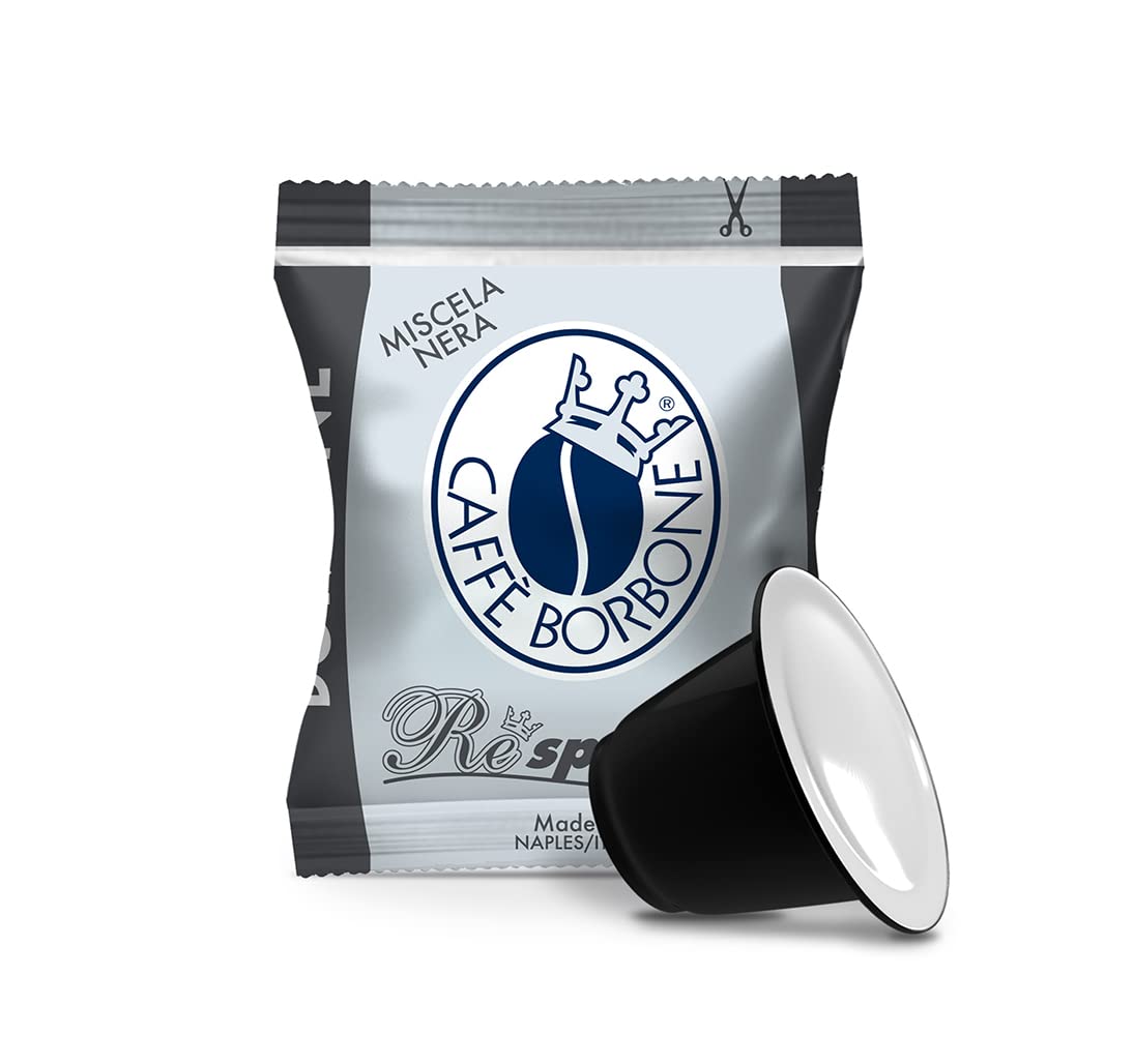 Caffe Borbone Black Blend Espresso Pods for Nespresso Machines
