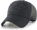 Black Mesh Trucker Snapback Cap - Unisex Mid Crown