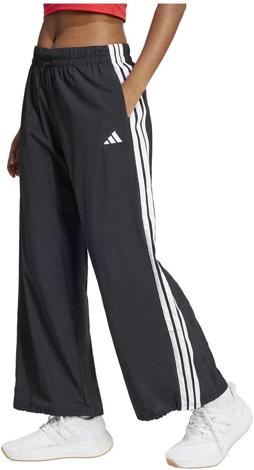 Adidas Womens Essentials 3-Stripes Woven Parachute Pants Review
