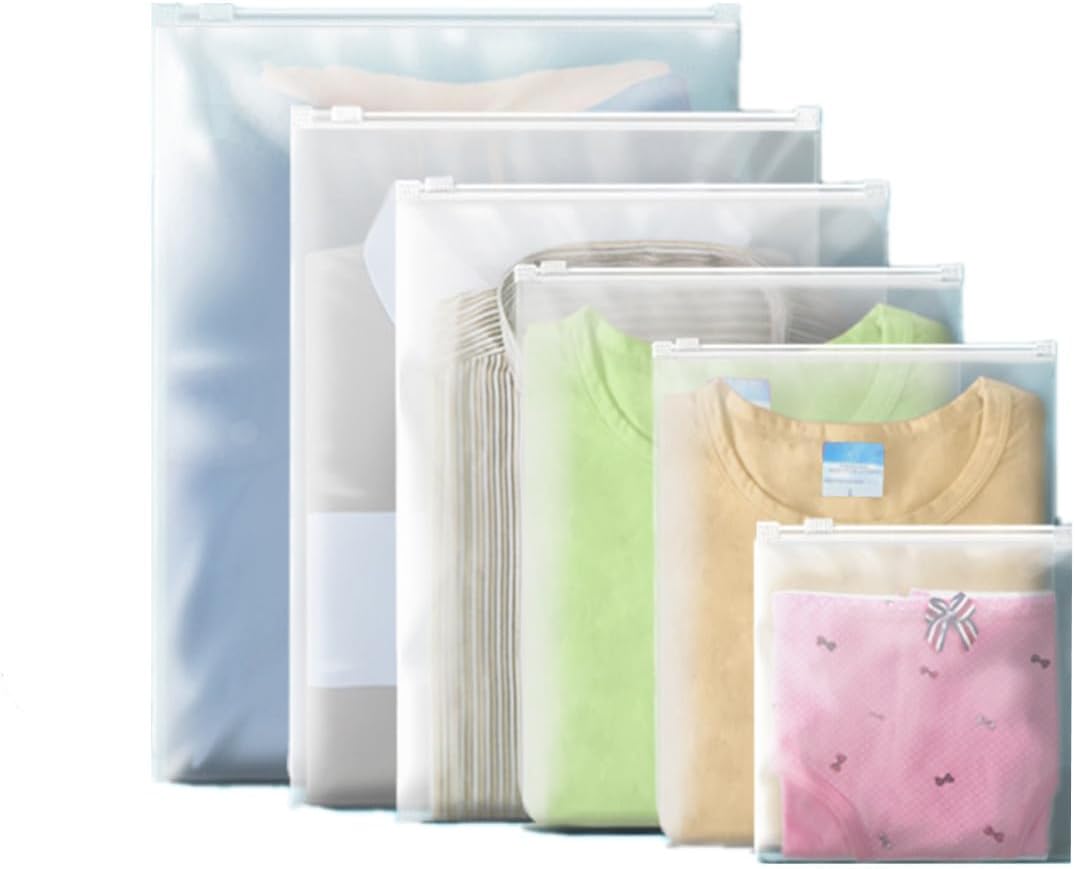 Smoer 100 Pcs 14x18 inch Plastic Bags for Clothes and More