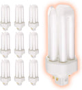 18 Watt CFL GX24Q-2 Plug-In Bulbs 6500K Full Spectrum - 10 Pack