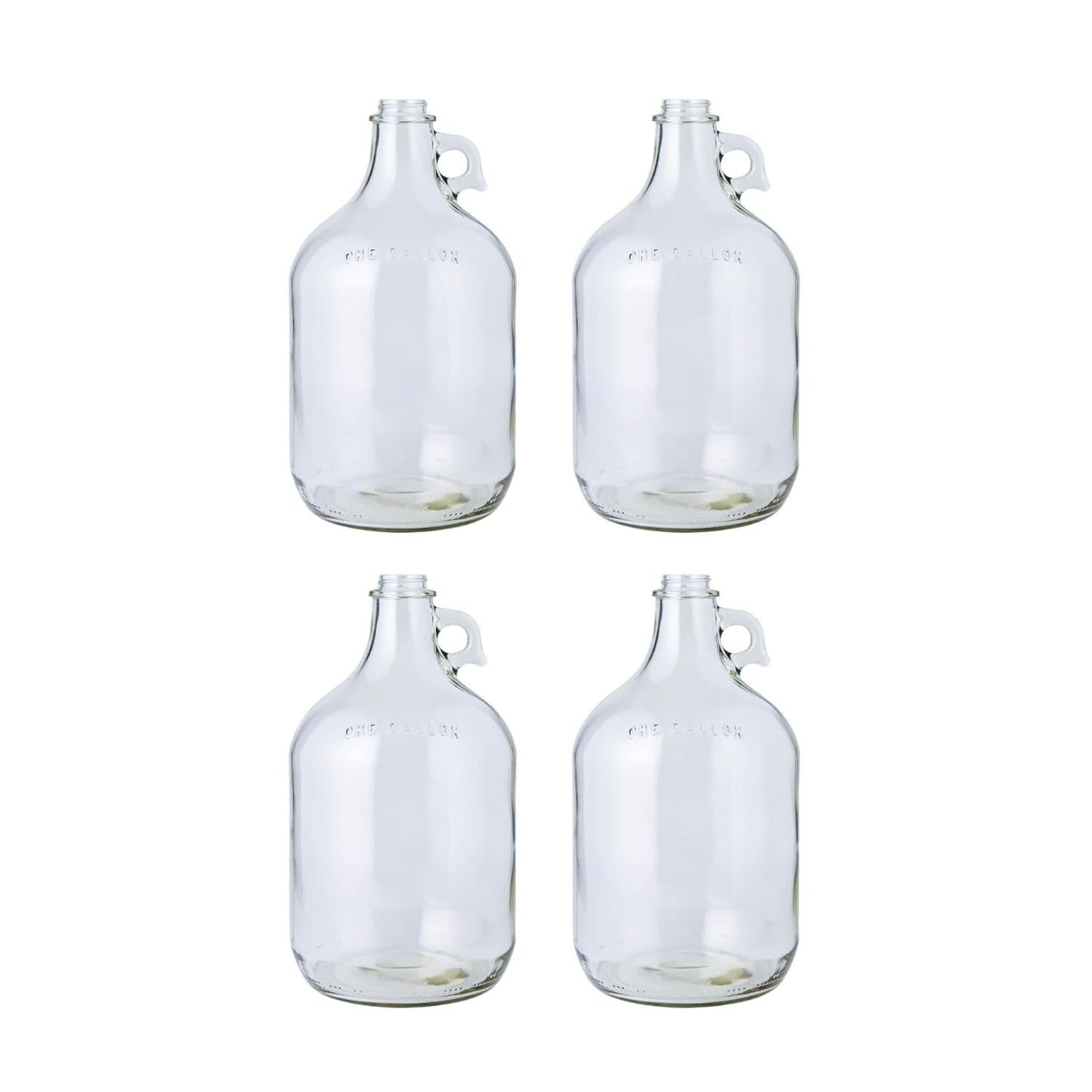 Fastrack 4-Pack 1 Gallon Glass Jug for Multipurpose Use