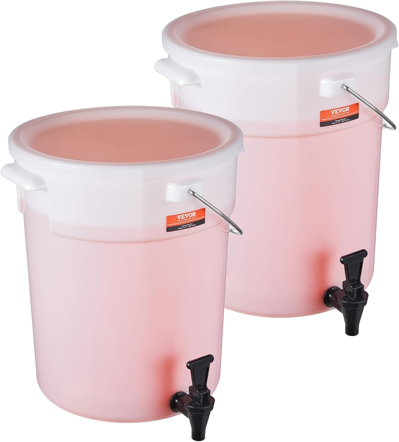 VEVOR Beverage Dispenser Set for Parties - 5 Gallon Capacity