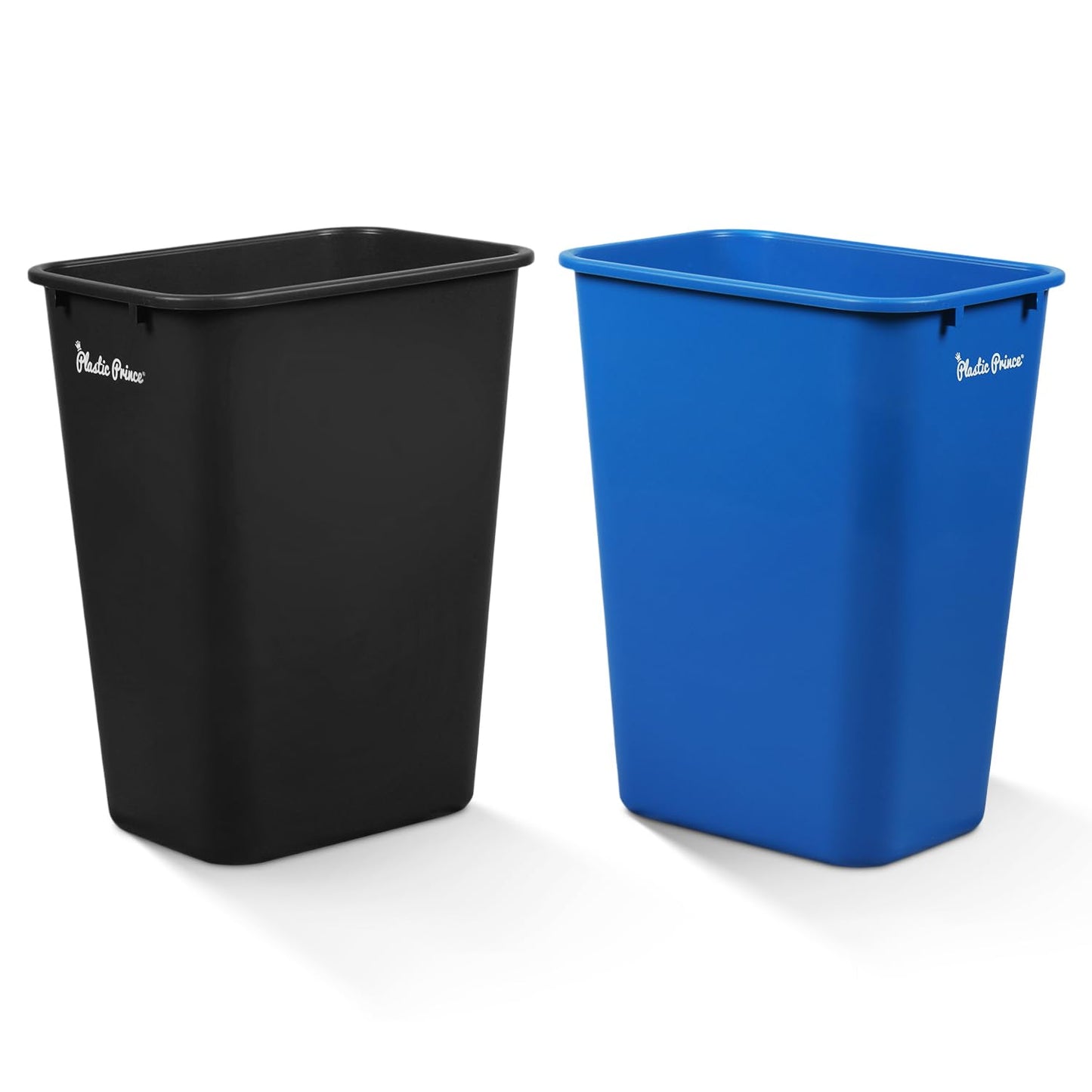 10 Gallon Trash Can Set of 2 for Kitchen Bathroom Office Use