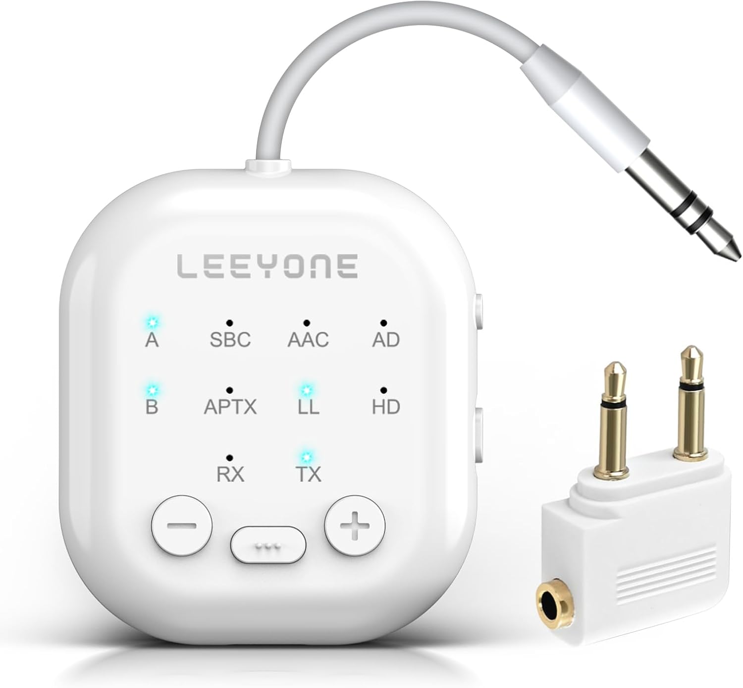 LEEYONE Wireless 2-in-1 Bluetooth 5.4 Adapter - Dual Pairing, Low Latency