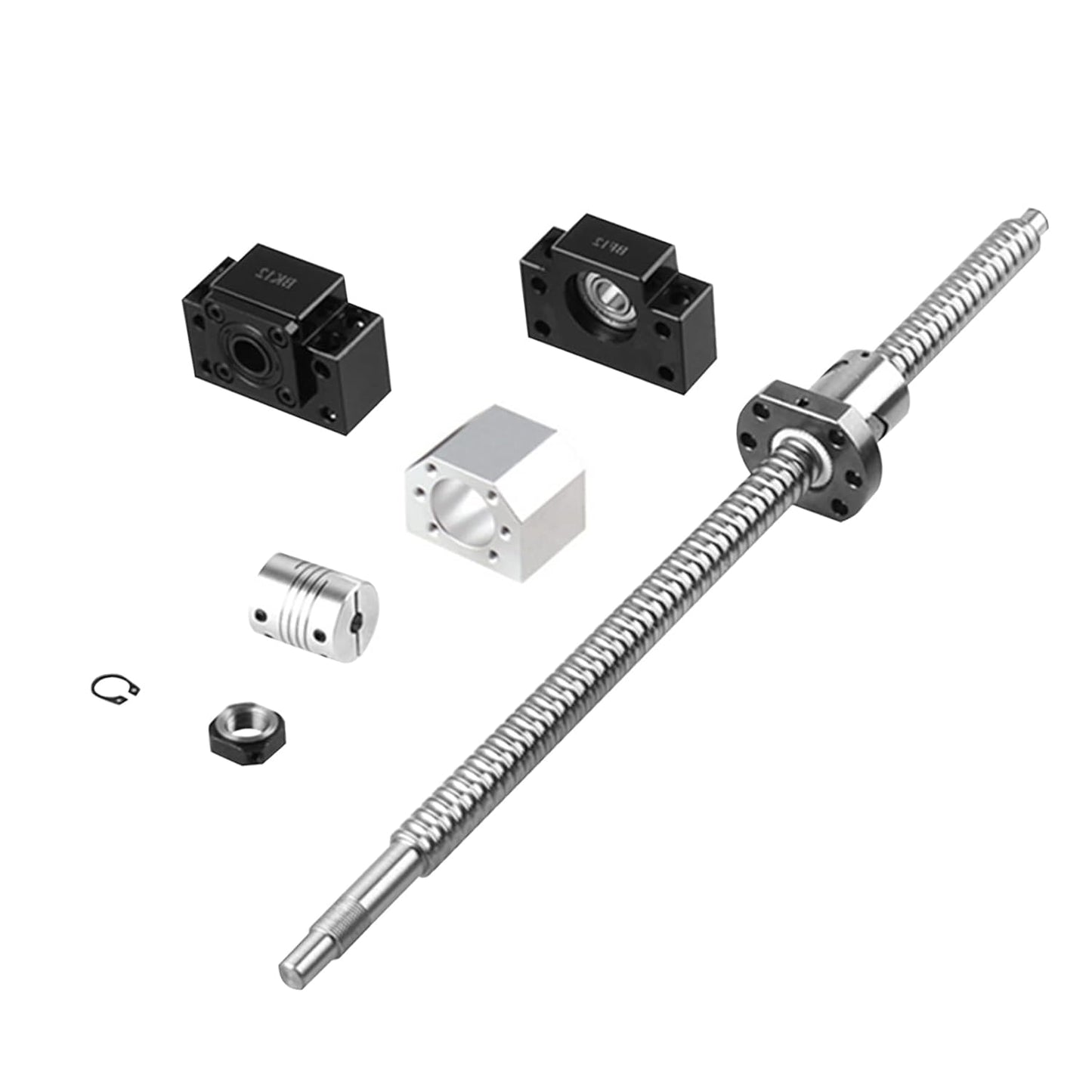 ANWOK Ball Screw SFU1605-400mm-C7 for CNC with Antibacklash