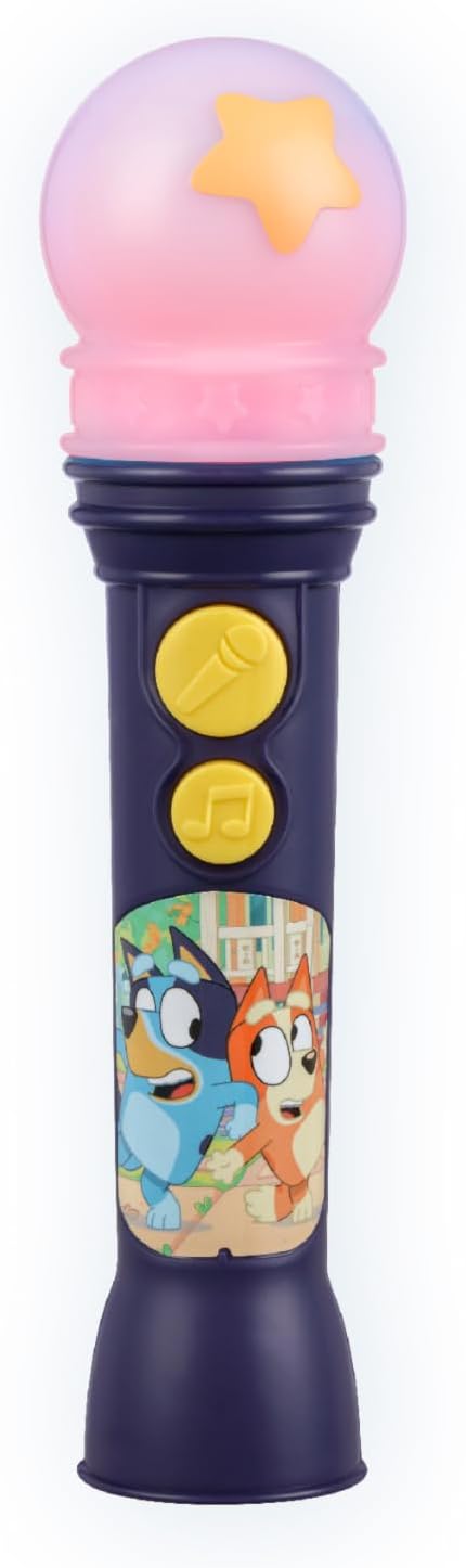 Bluey Toy Microphone with Music & Lights