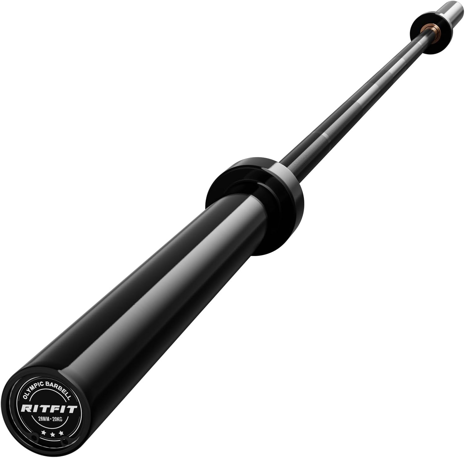 RITFIT 7FT Olympic Barbell for Strength Training and Weightlifting