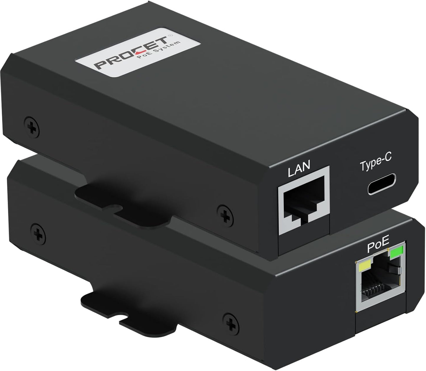 PROCET Gigabit PoE to USB C Splitter for Eero 6/7 and More
