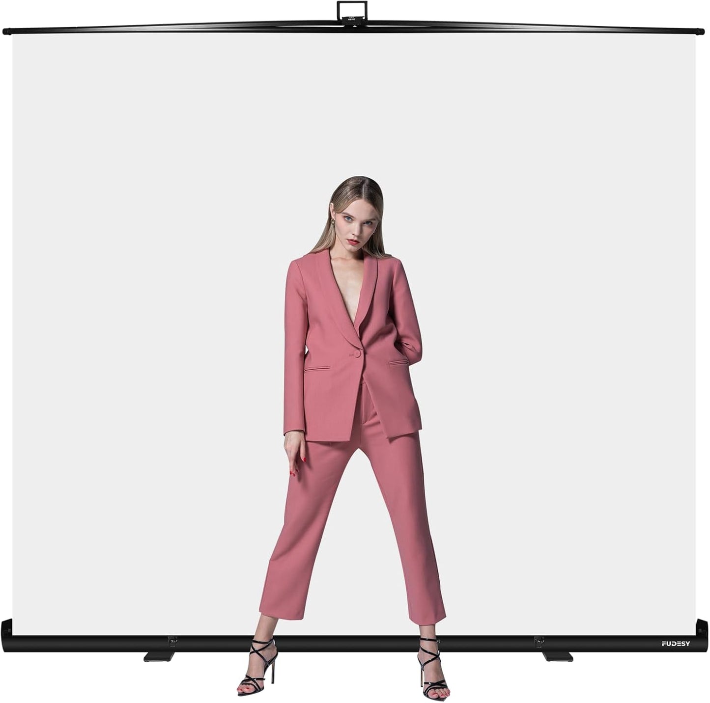 Large Collapsible White Backdrop Screen for Photography and Video