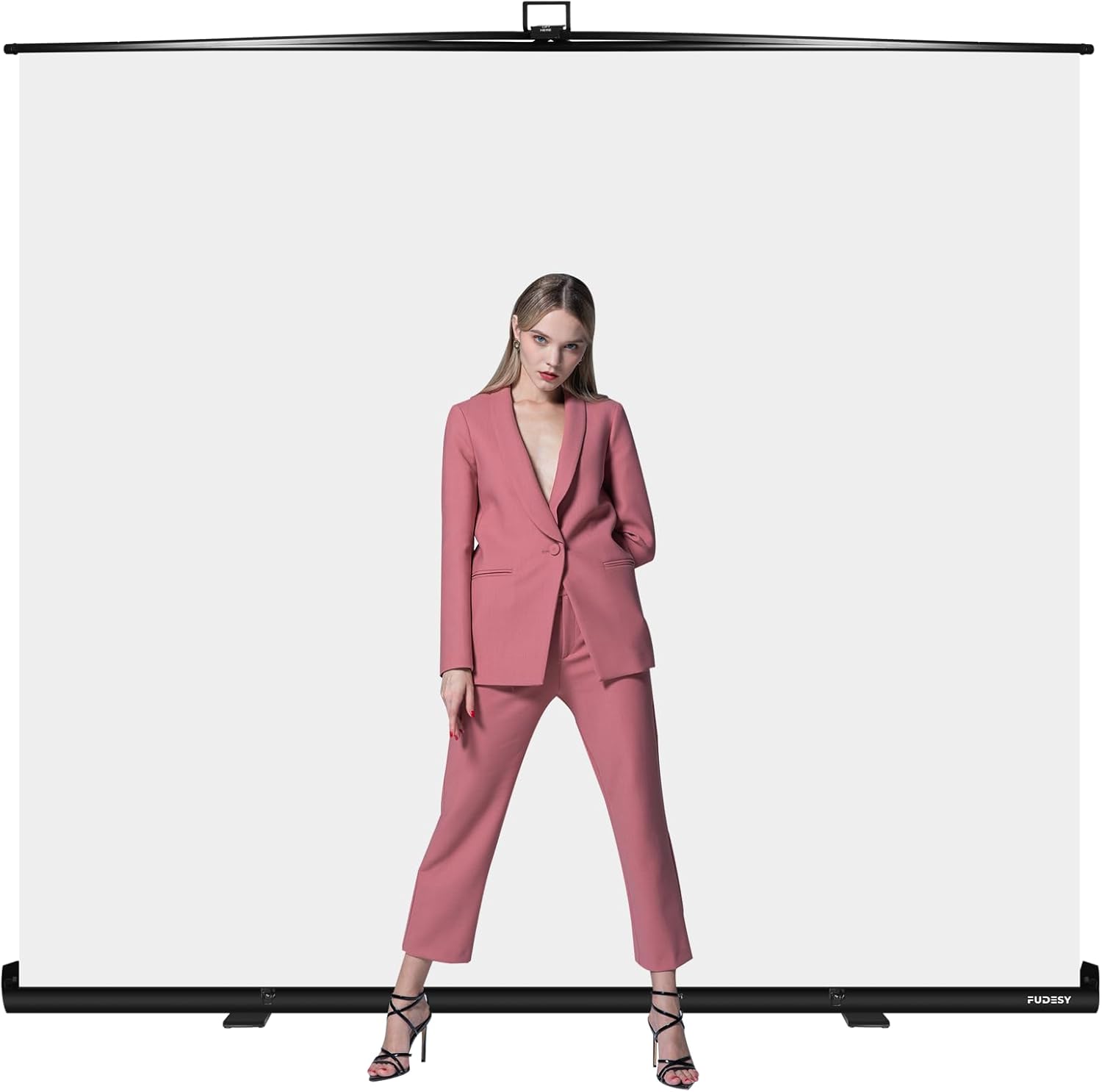Large Collapsible White Backdrop Screen for Photography and Video