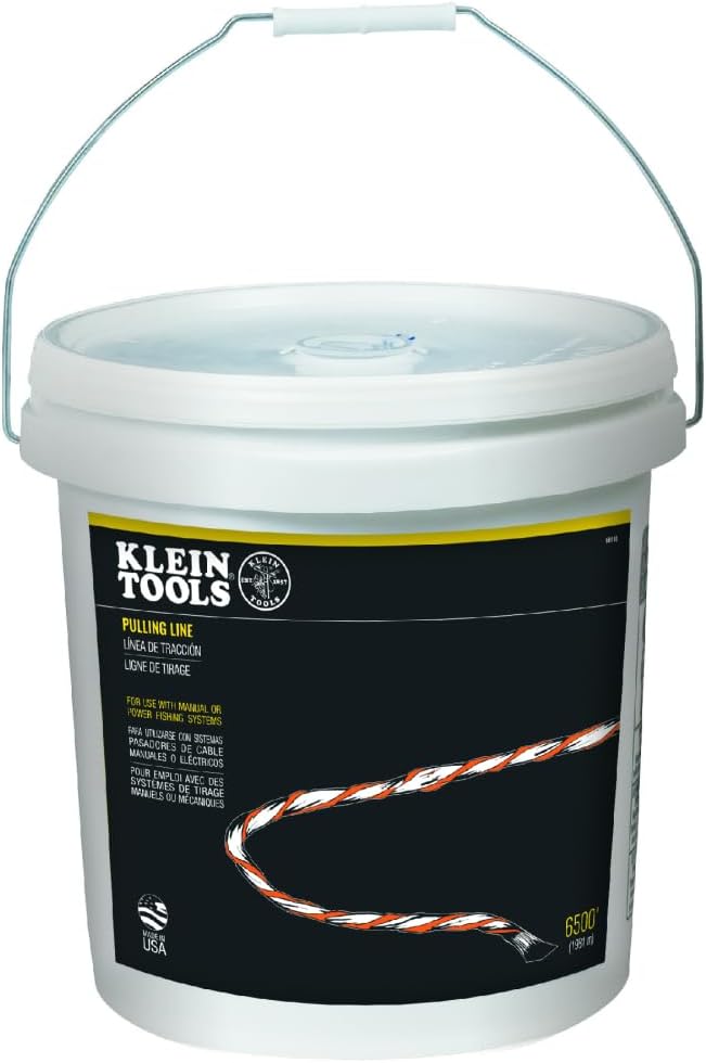 Klein Tools Poly Pull Line for Light Duty Cable, 6500-Foot