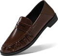 Penny Loafers for Women Collapsible Heel Comfortable Slip-On Flats