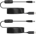 Lenink 12V USB Power Adapter Cord for Baby Car Camera - Inline Switch