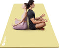 Large Yoga Mat 78x51 10mm/15mm Thick Workout Mat - Extra Wide Comfort