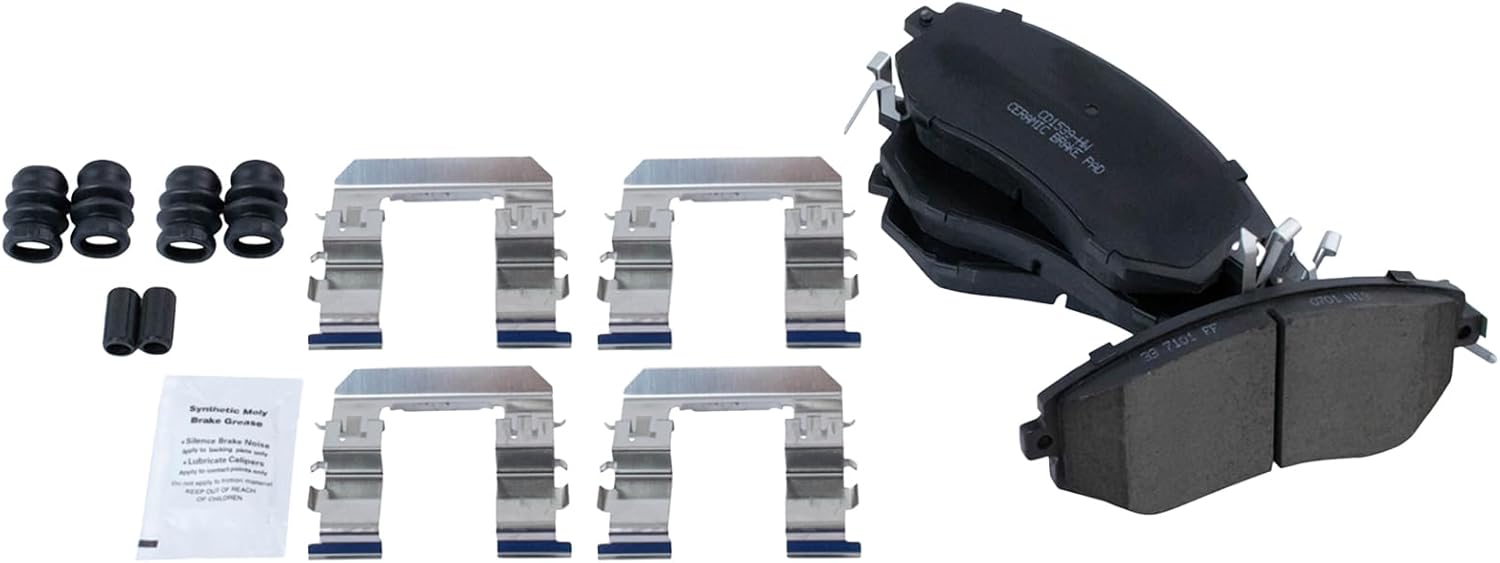 TRQ Premium Posi Ceramic Brake Pad Set for Scion FR-S & Subaru