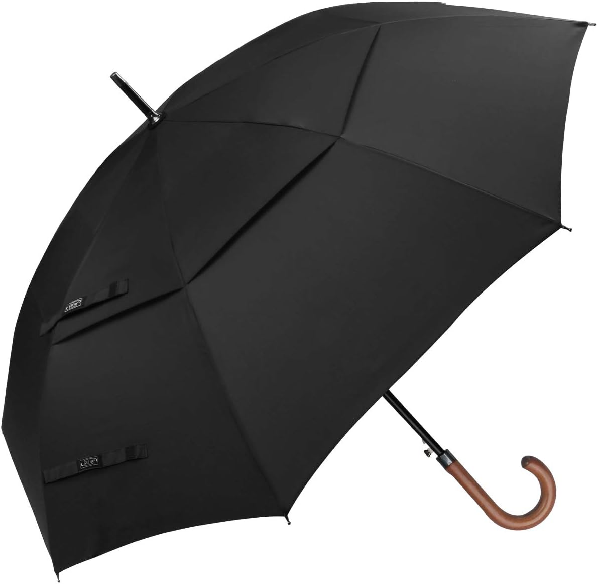 G4Free 52/62in Wooden J Handle Golf Umbrella for All Weather