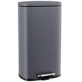 Arlopu 8 Gallon Step Trash Can Stainless Steel - Soft-Close Lid (30L)