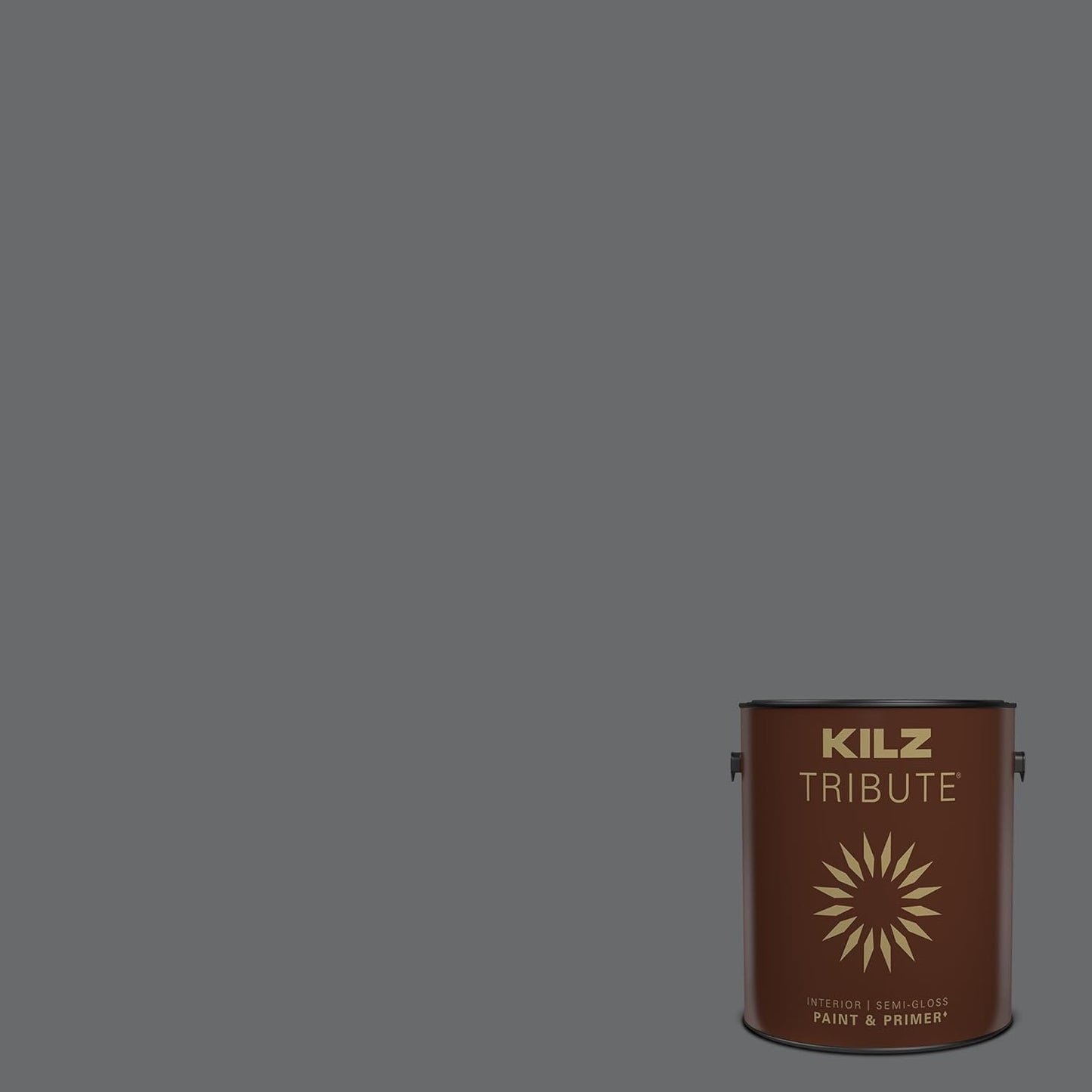 KILZ TRIBUTE Paint & Primer, Interior Semi-Gloss Motor Gray
