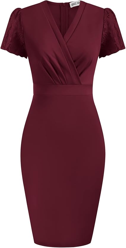 GRACE KARIN Women's Work Pencil Dress for Office and Parties