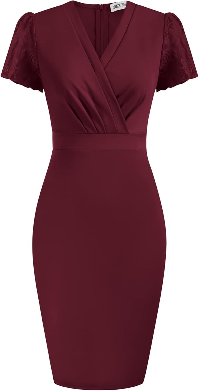 GRACE KARIN Women's Work Pencil Dress for Office and Parties