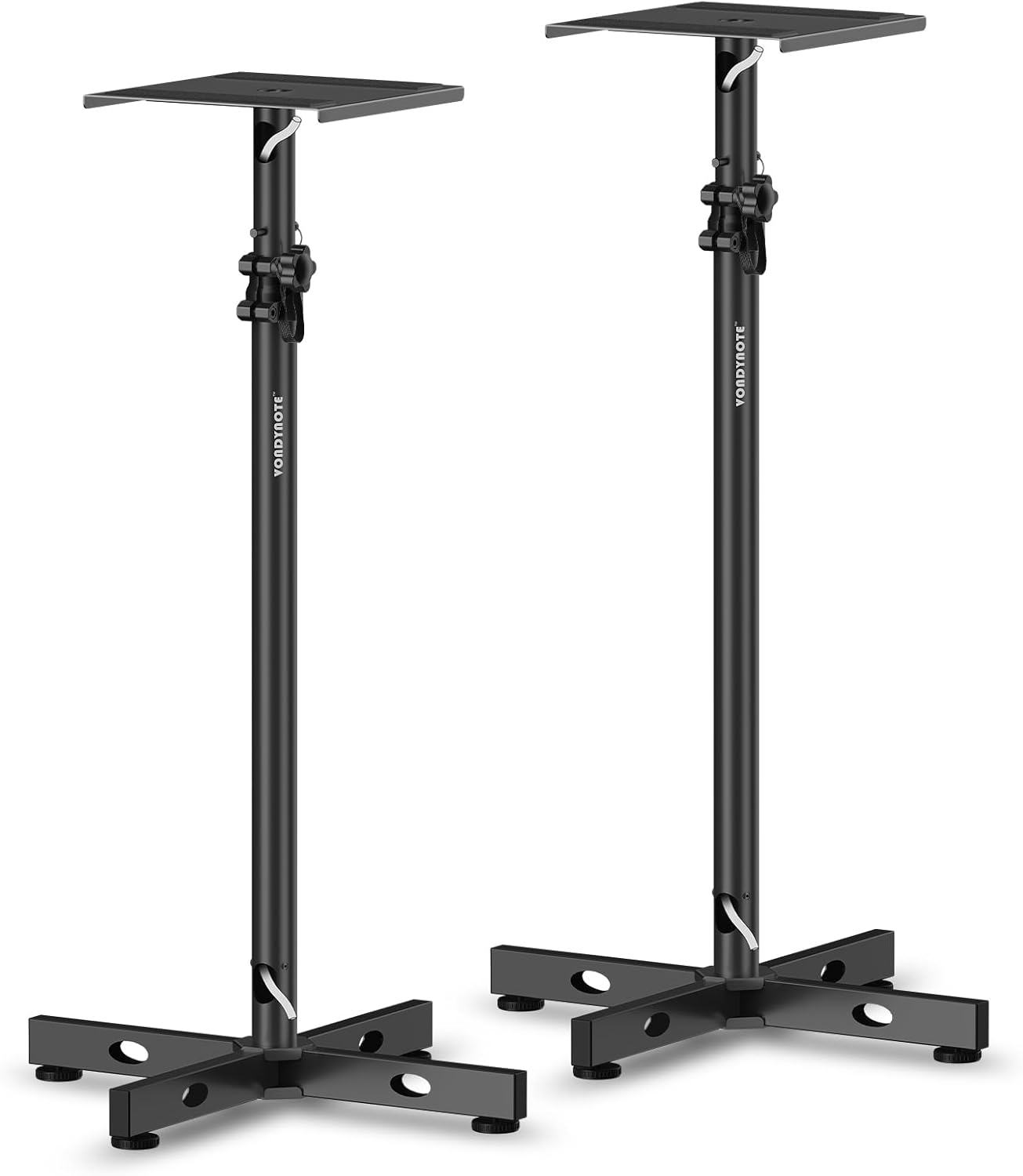 Adjustable Studio Monitor Stands | Cable Management | Vondynote