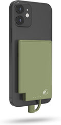 5000mAh Ultra-Slim Portable Charger Olive - Magnetic USB-C Power Bank