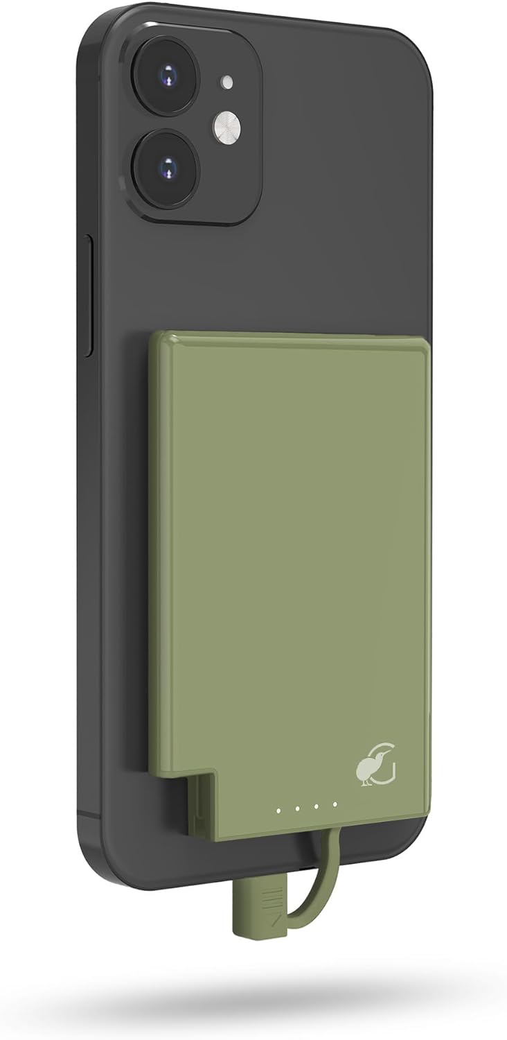 5000mAh Ultra-Slim Portable Charger with Magnetic Power Bank