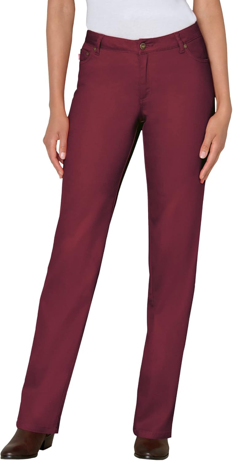 Plus Size Straight-Leg Stretch Denim Five-Pocket Jeans Review