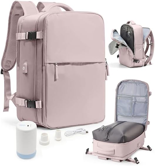 Vacuum Seal Travel Backpack with Air Pump for Easy Packing