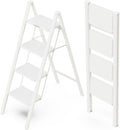 4 Step Ladder with Wide Pedals for Kitchen and Home Use