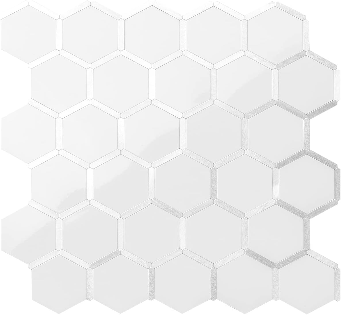 DICOFUN Hexagon Peel and Stick Backsplash Tile for Kitchen
