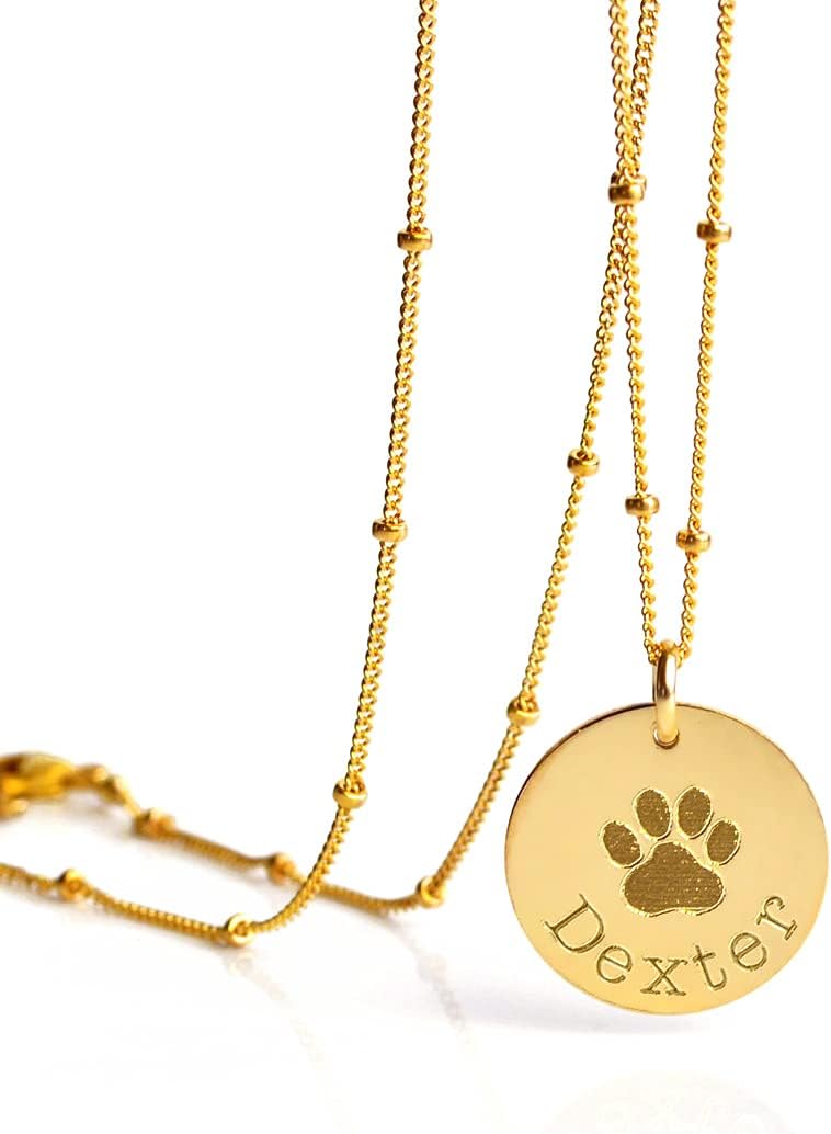 Custom Name Necklace for Pet Lovers - 925 Sterling Silver Gift