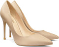 COLETER Women's 4 Inch Pointy Toe Stiletto Pumps - Elegant Heel animal