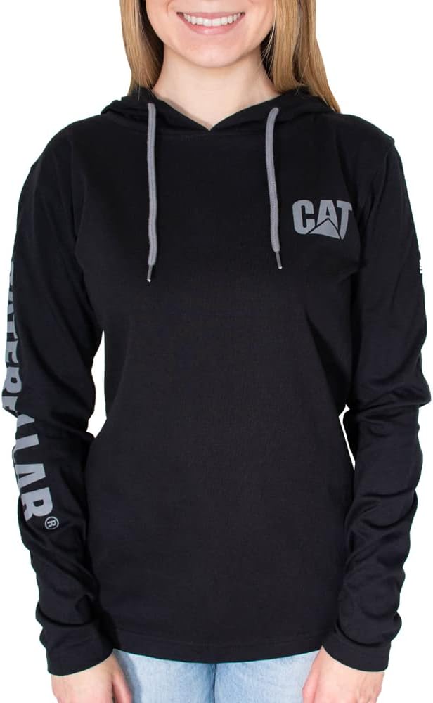 Caterpillar Women's UPF Banner Hooded Tee -  Sun Protection