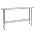 Hally Stainless Steel Prep & Work Table 14 x 60 in - Heavy Duty
