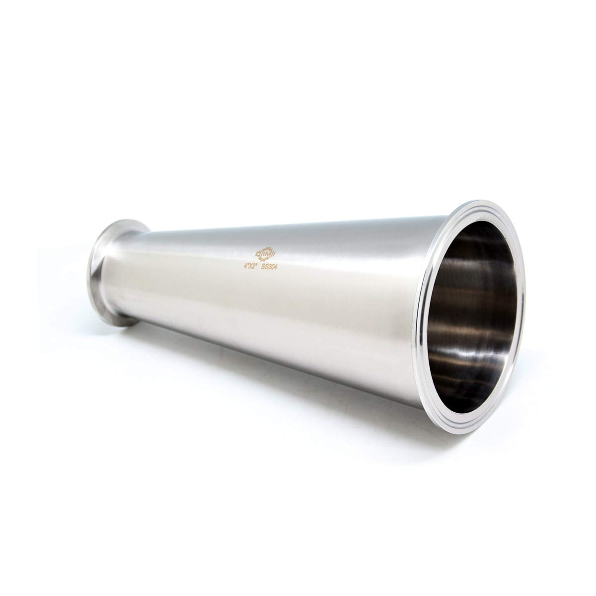 QiiMii Sanitary Fitting Reducer for 4in to 2in Tube Connections
