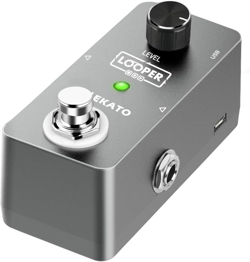 LEKATO Guitar Looper Effect Pedal for Unlimited Overdubs