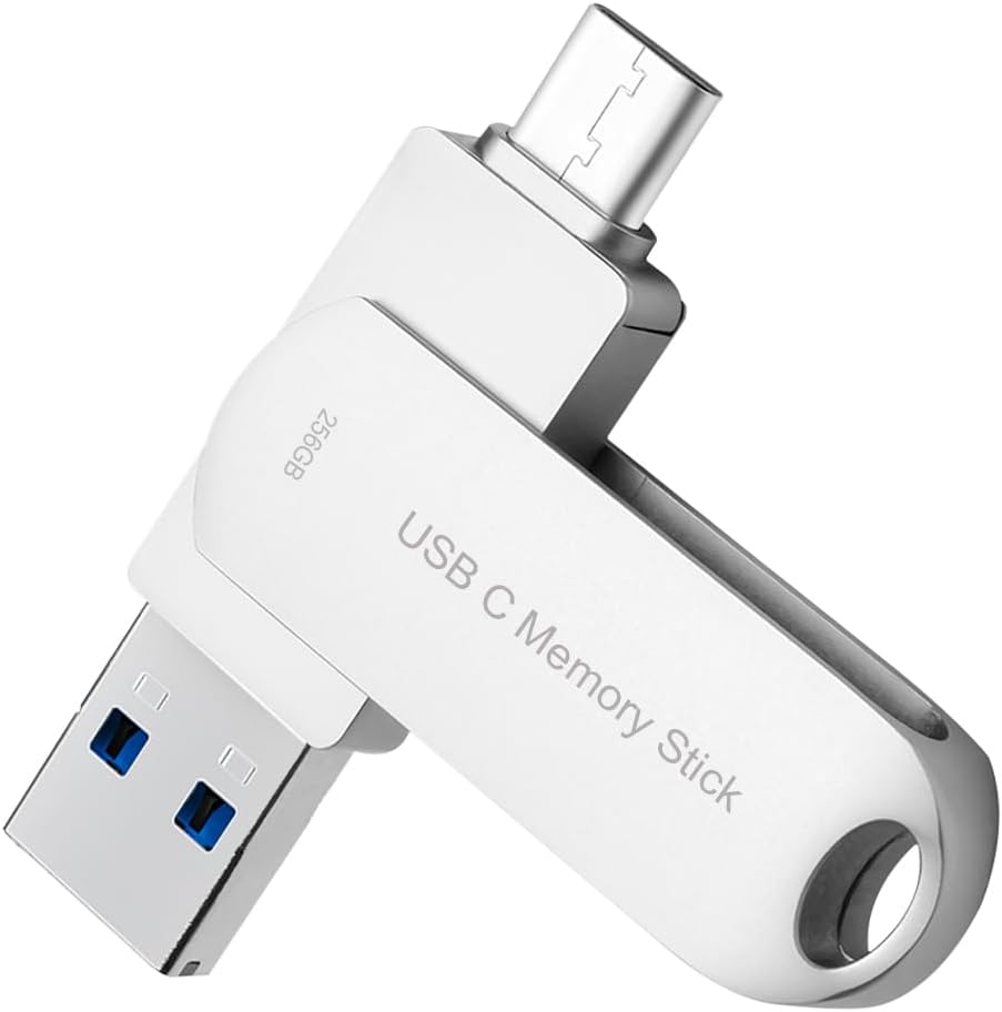 USB C Thumb Drive 256GB High-Speed Photo Storage Solution