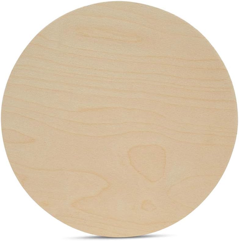 Wood Circles 15 Inch Unfinished Birch Plywood Discs for Crafts