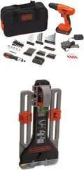 BLACK+DECKER 20V MAX Drill/Drill Bit Set with MarkIT Kit - Reliable