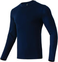 Merino Protect Mens 100% Merino Wool Long Sleeve Base Layer - Thermal
