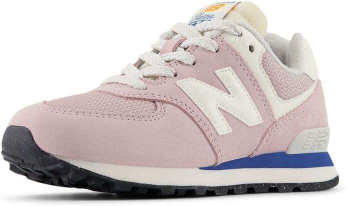 New Balance Boy's 574 V1 Lace-up Sneaker for Comfort and Style