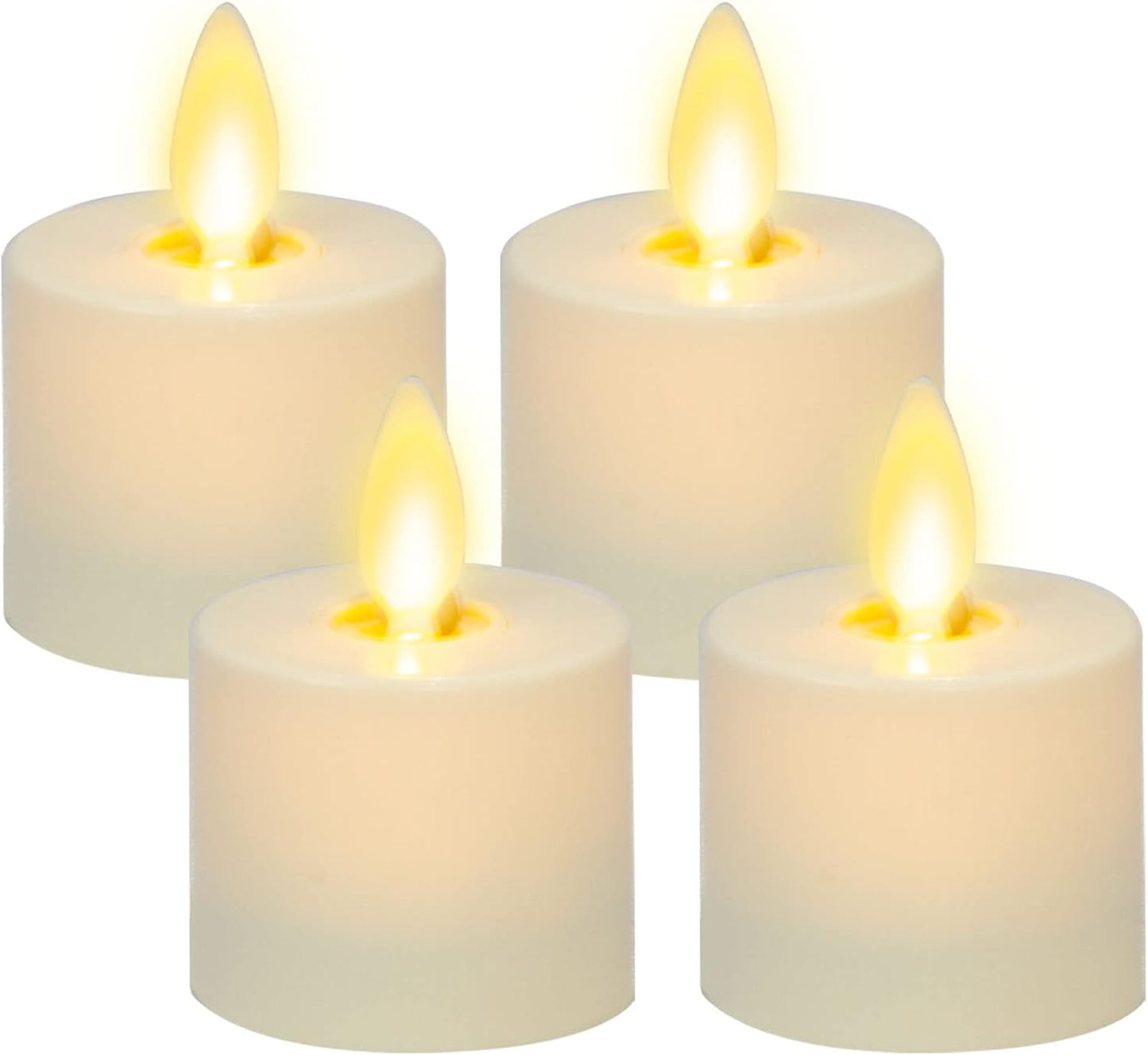 Luminara Flickering Flameless Tealights for Elegant Decor
